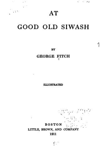 At Good Old Siwash