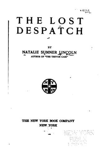 The Lost Despatch