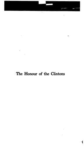 The Honour of the Clintons