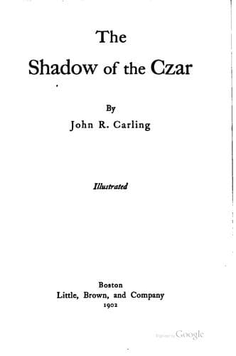 The Shadow of the Czar