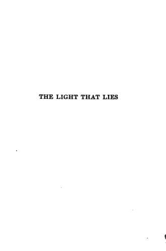 The Light that Lies