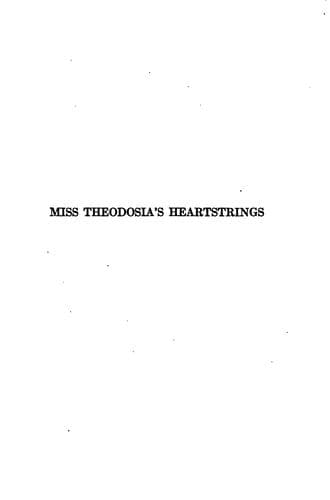 Miss Theodosia's Heartstrings