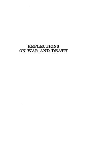 Reflections on War and Death