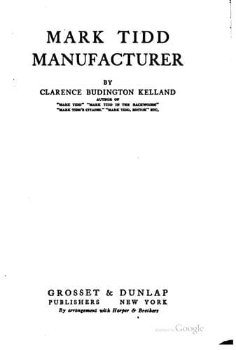 Mark Tidd, Manufacturer