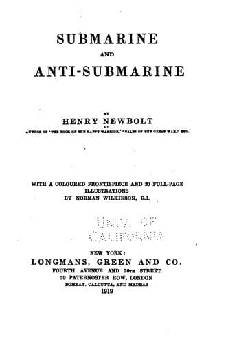 Submarine and Anti-submarine