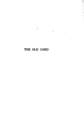 The Old Card