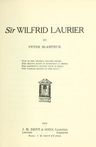 Sir Wilfrid Laurier