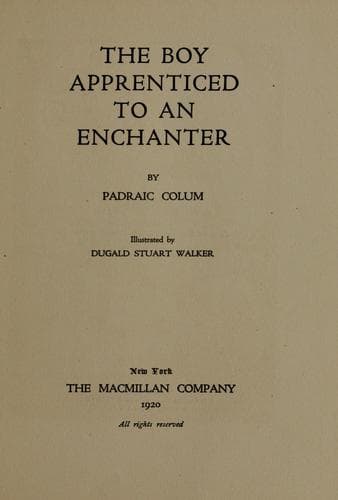 The Boy Apprenticed to an Enchanter