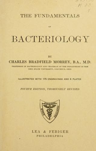The Fundamentals of Bacteriology