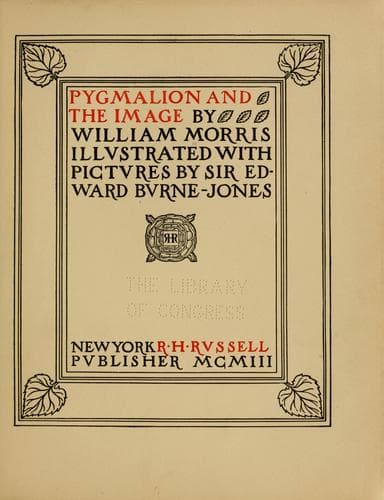 Pygmalion and the Image