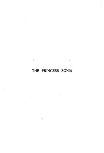 The Princess Sonia