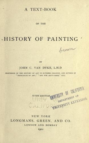 A Text-Book of the History of Painting