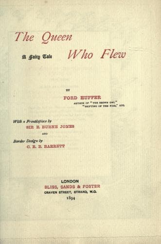 The Queen Who Flew: A Fairy Tale