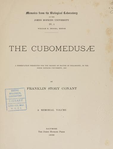 The Cubomedusæ
