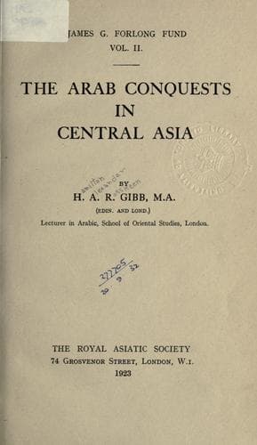 The Arab conquests in Central Asia