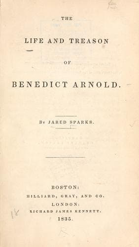 Life and Treason of Benedict Arnold