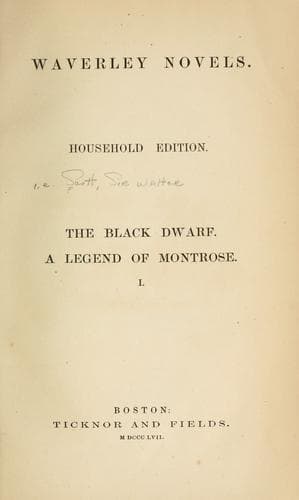 A Legend of Montrose
