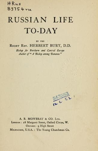 Russian Life To-day