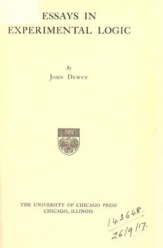 Essays in Experimental Logic