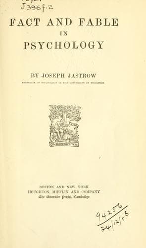 Fact and Fable in Psychology