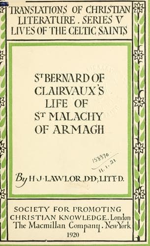St. Bernard of Clairvaux's Life of St. Malachy of Armagh