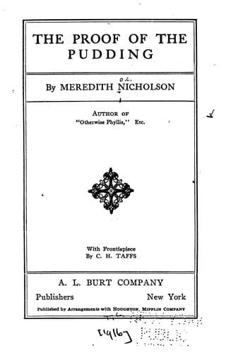 The Proof of the Pudding