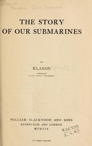 The Story of Our Submarines