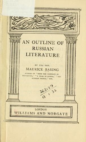 An Outline of Russian Literature
