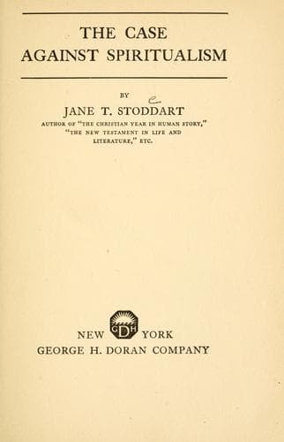 The case against spiritualism