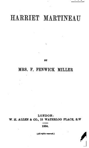 Harriet Martineau