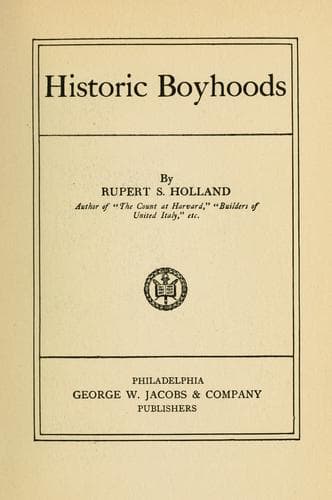 Historic Boyhoods