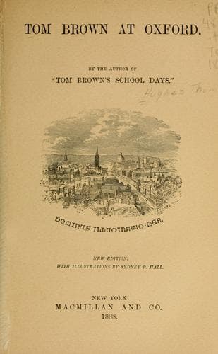 Tom Brown at Oxford