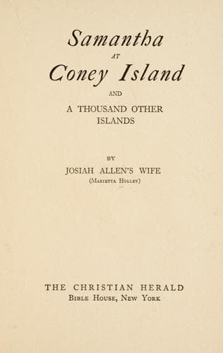 Samantha at Coney Island, and a Thousand Other Islands