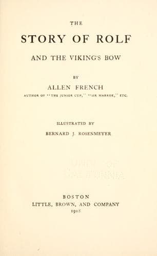 The Story of Rolf and the Viking's Bow