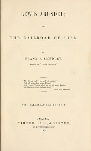 Lewis Arundel; Or, The Railroad Of Life