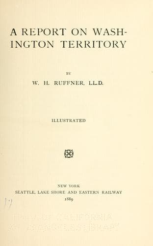 A Report on Washington Territory