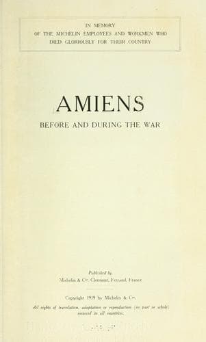 Amiens Before and During the War
