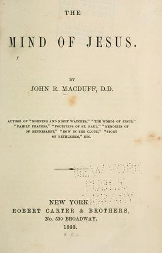 The Mind of Jesus