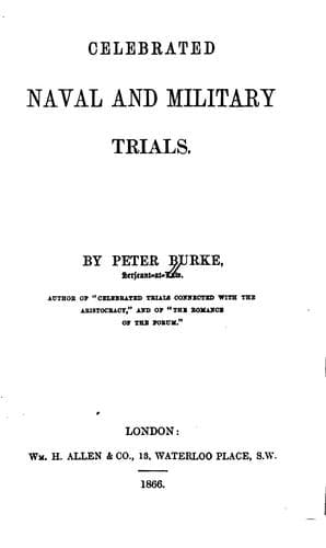 Celebrated naval and military trials