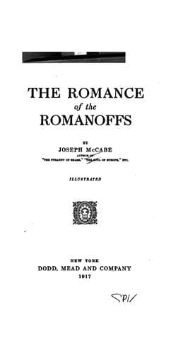 The Romance of the Romanoffs