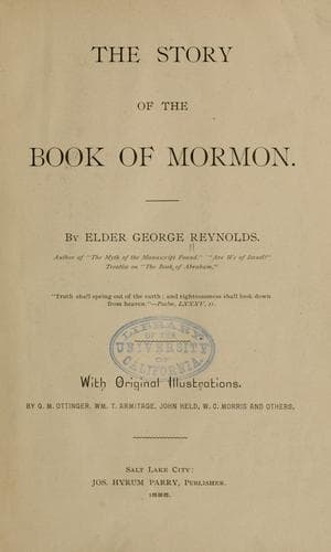 The Story of the Book of Mormon