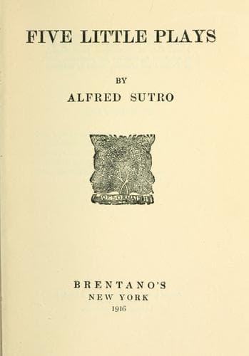 Five Little Plays