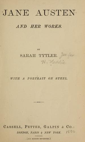 Jane Austen and her works