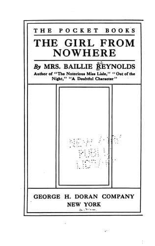 The girl from nowhere