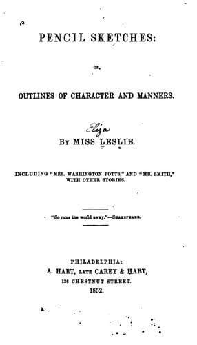 Pencil Sketches; or, Outlines of Character and Manners