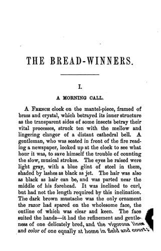 The Bread-winners: A Social Study