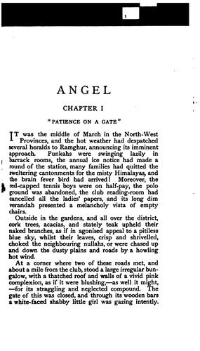 Angel: A sketch in Indian ink