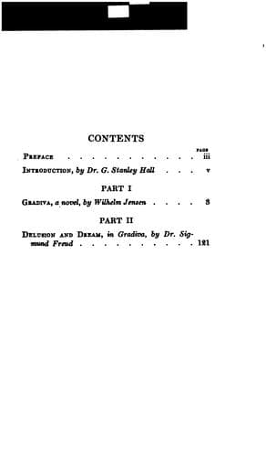 Delusion and Dream : an Interpretation in the Light of Psychoanalysis of Gradiva