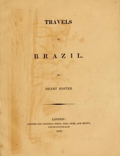 Travels in Brazil