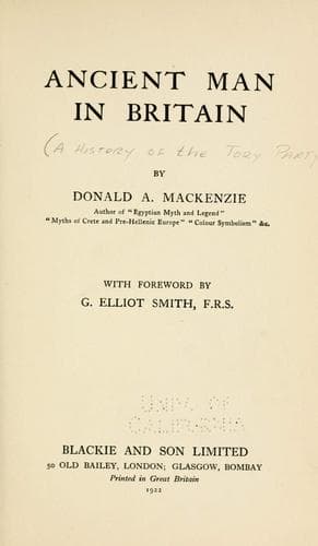 Ancient Man in Britain